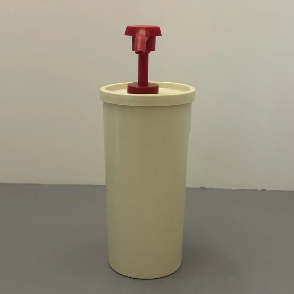 Vintage Tupperware Ketchup Container Dispenser Pump 640-24